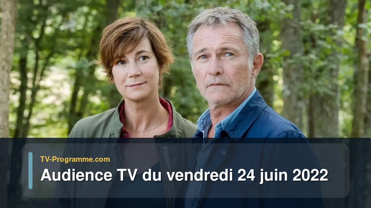 Audiences TV et audimat en prime time du Vendredi 24 juin 2022
