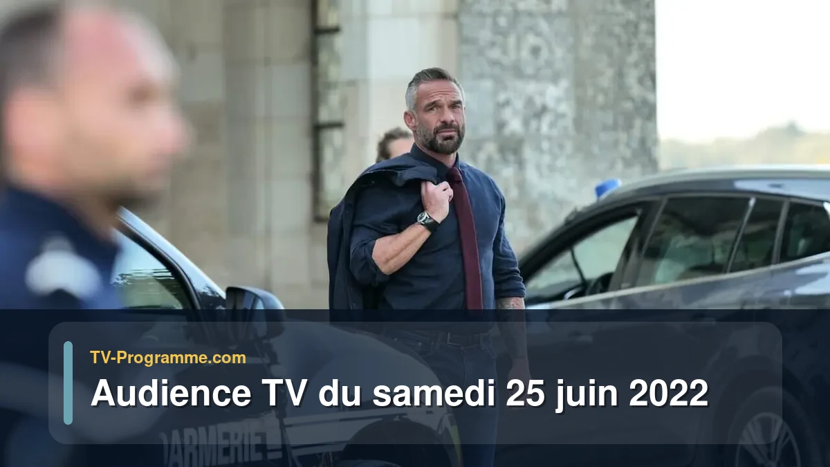 Audiences TV et audimat en prime time du Samedi 25 juin 2022