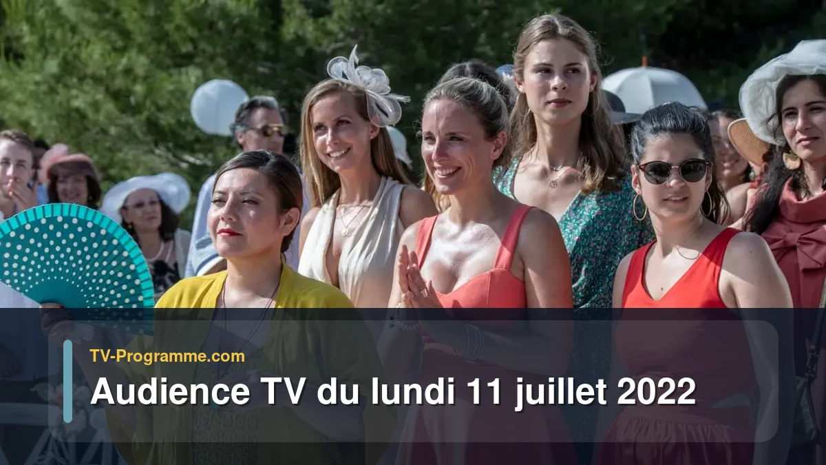 Audiences TV et audimat en prime time du Lundi 11 juillet 2022