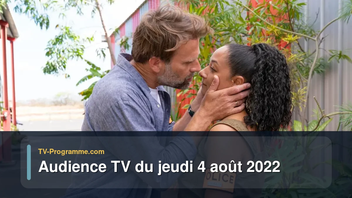 Audiences TV et audimat en prime time du Jeudi 4 août 2022