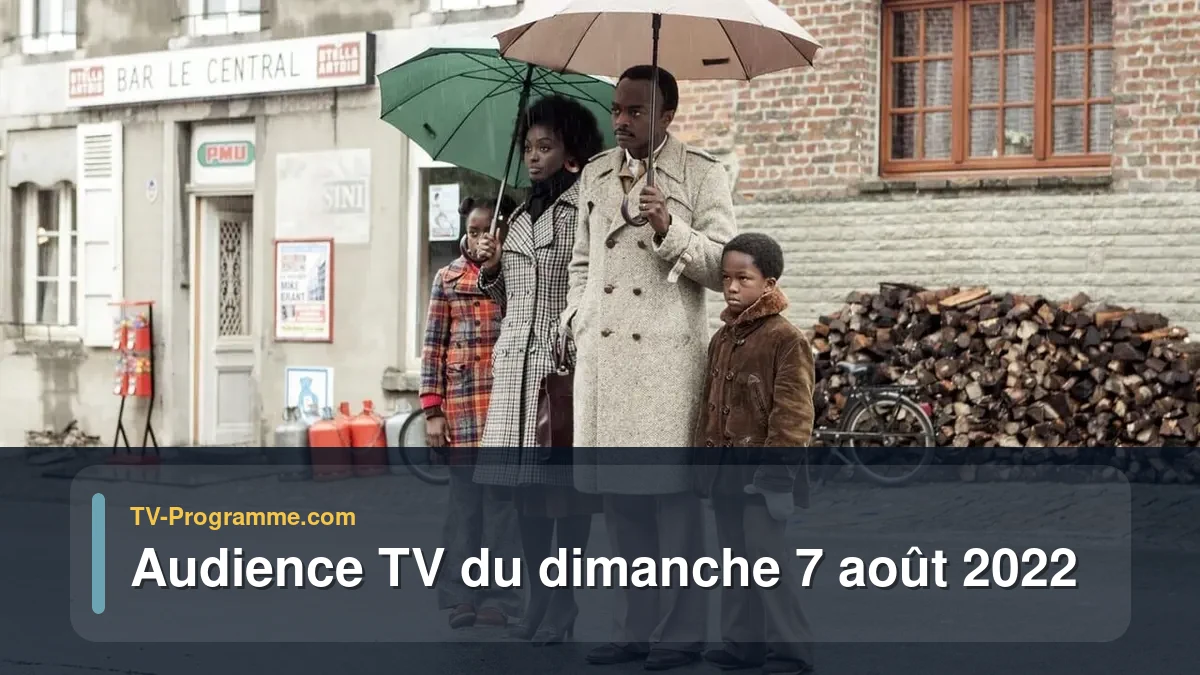 Audiences TV et audimat en prime time du Dimanche 7 août 2022