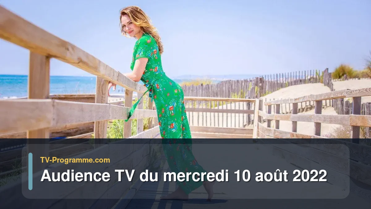 Audiences TV et audimat en prime time du Mercredi 10 août 2022
