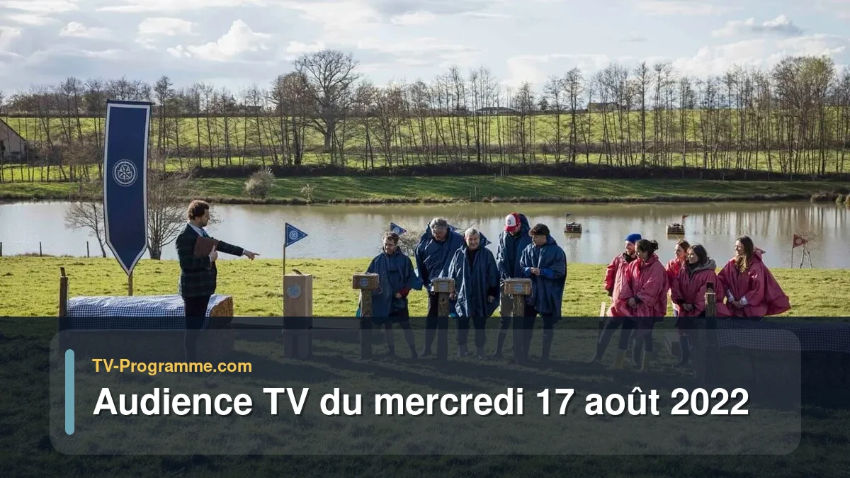 Audiences TV et audimat en prime time du Mercredi 17 août 2022