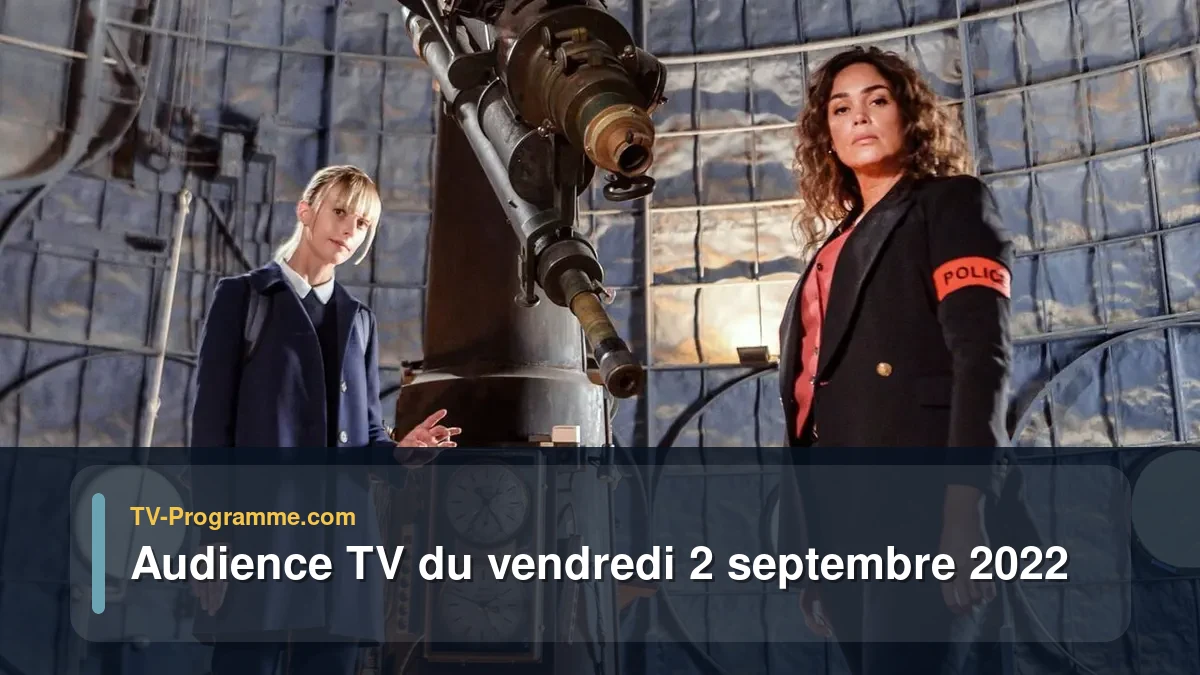 Audiences TV et audimat en prime time du Vendredi 2 septembre 2022