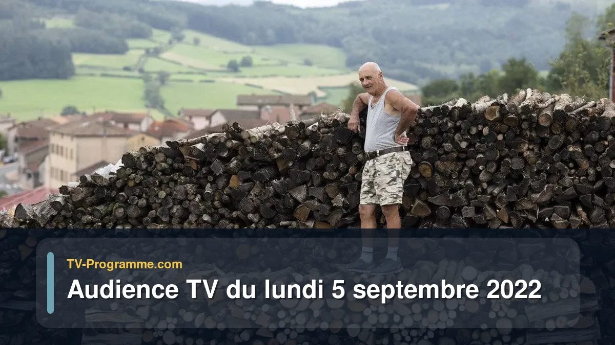 Audiences TV et audimat en prime time du Lundi 5 septembre 2022