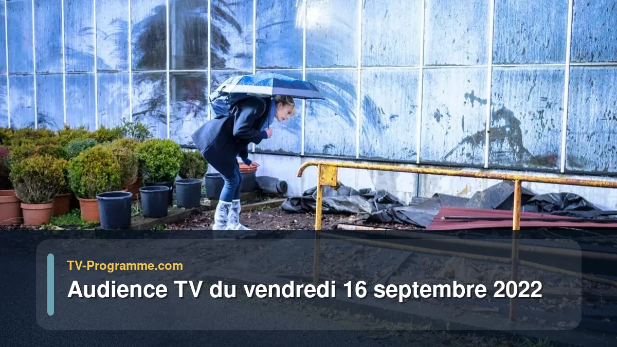Audiences TV et audimat en prime time du Vendredi 16 septembre 2022