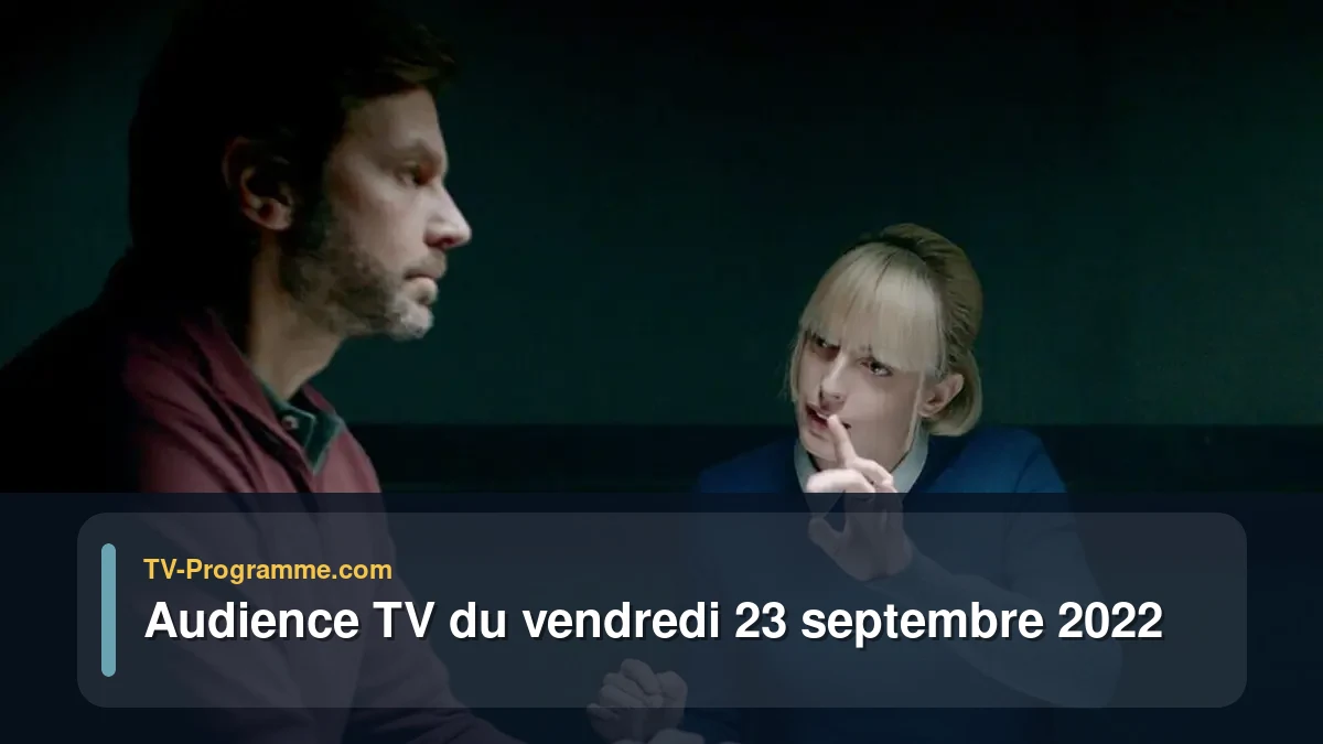 Audiences TV et audimat en prime time du Vendredi 23 septembre 2022