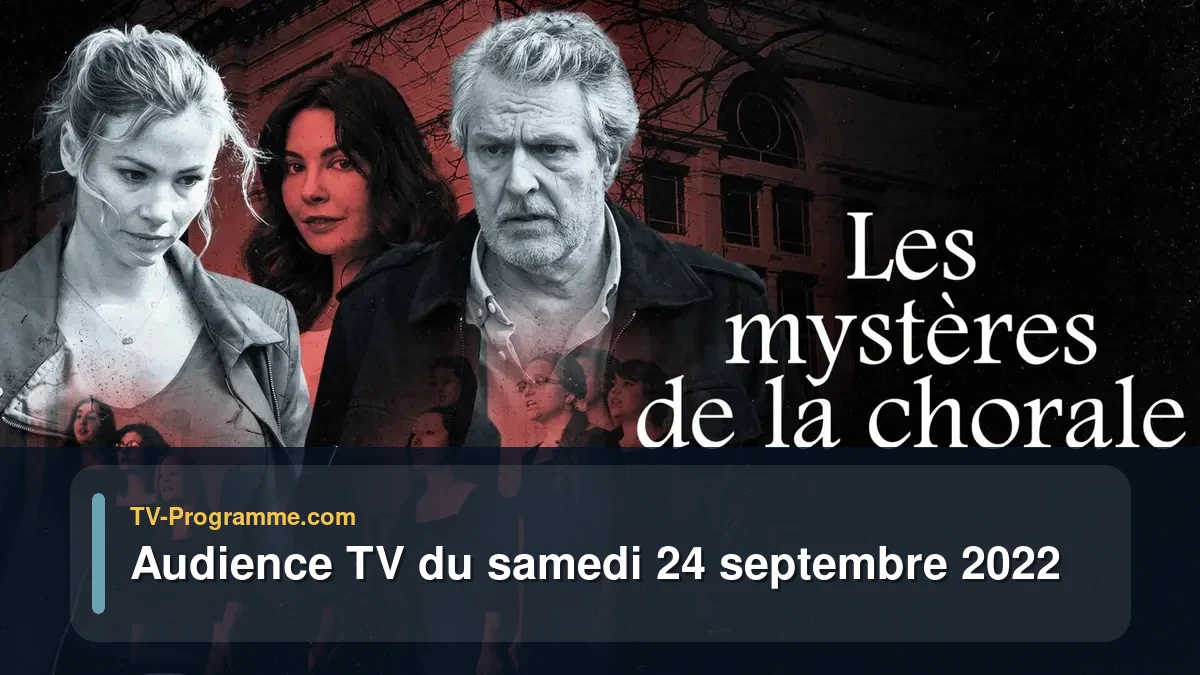 Audiences TV et audimat en prime time du Samedi 24 septembre 2022