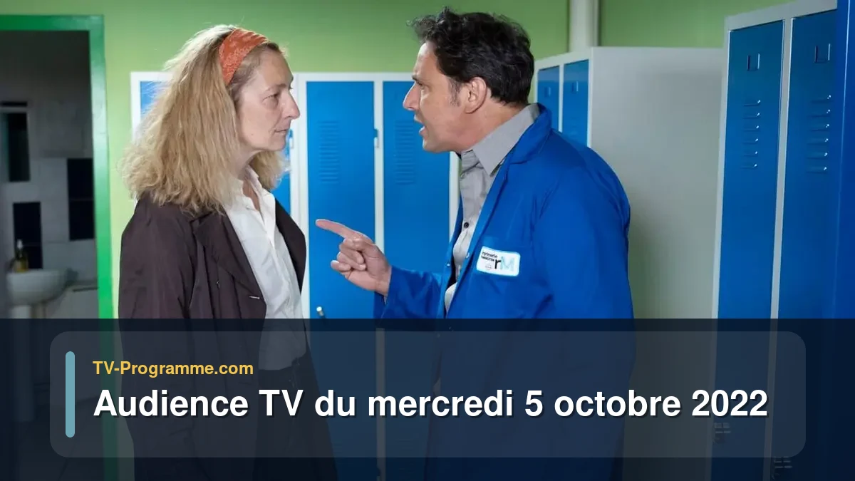Audiences TV et audimat en prime time du Mercredi 5 octobre 2022