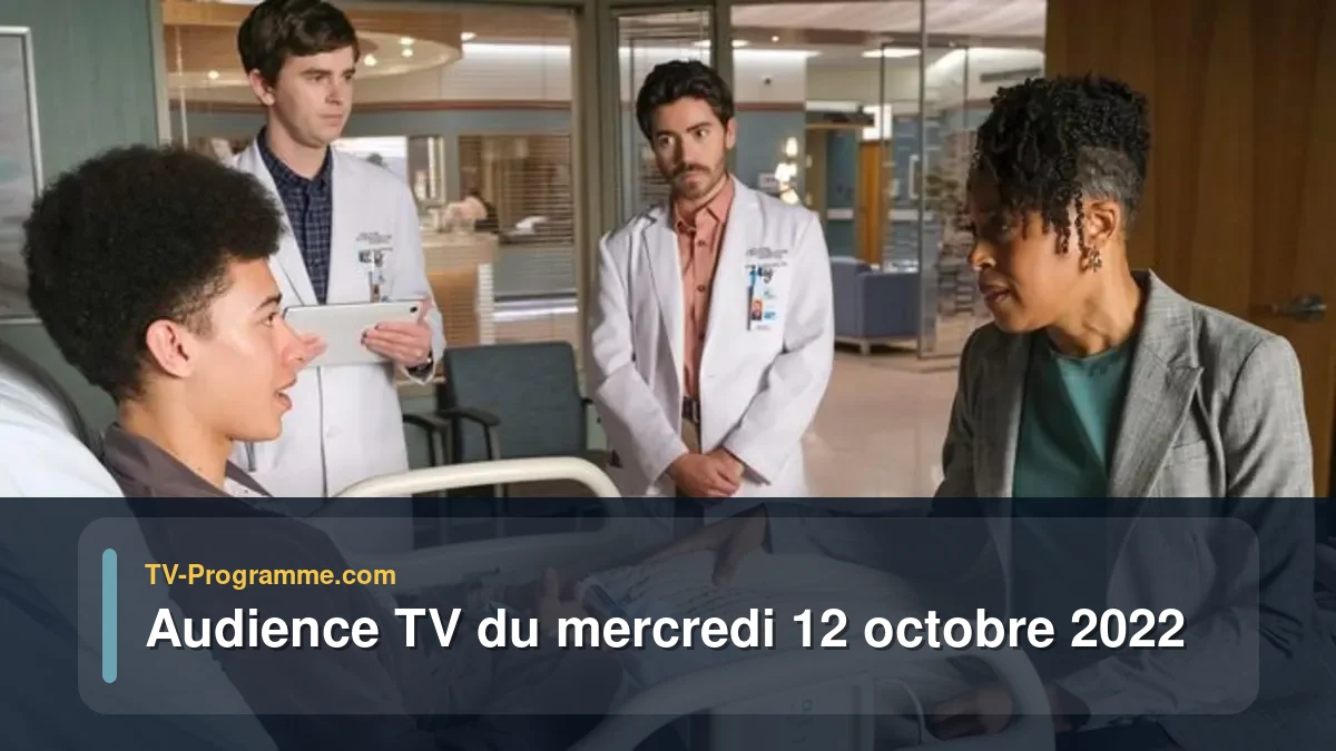 Audiences TV et audimat en prime time du Mercredi 12 octobre 2022