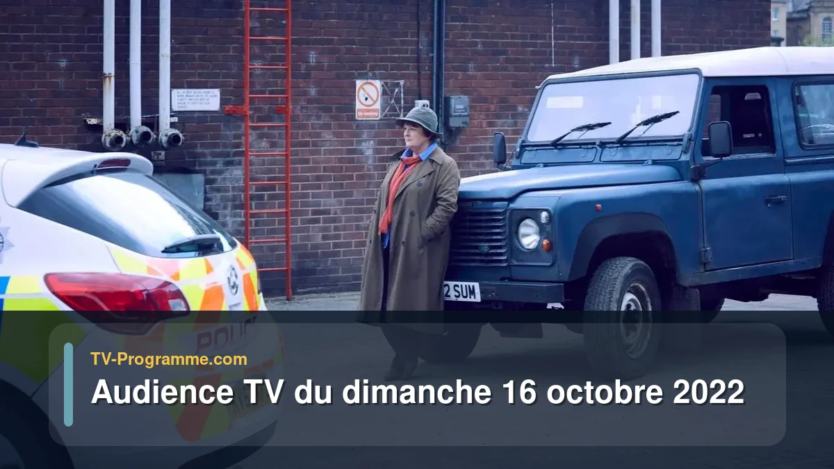Audiences TV et audimat en prime time du Dimanche 16 octobre 2022