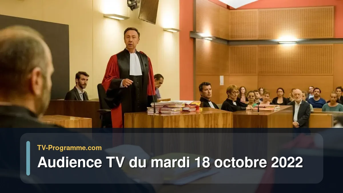 Audiences TV et audimat en prime time du Mardi 18 octobre 2022