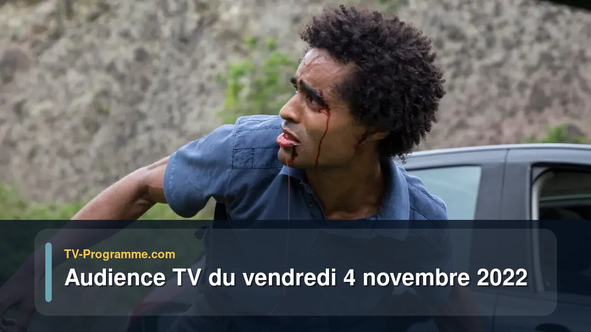 Audiences TV et audimat en prime time du Vendredi 4 novembre 2022
