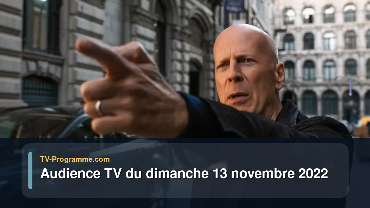 Audiences TV et audimat en prime time du Dimanche 13 novembre 2022