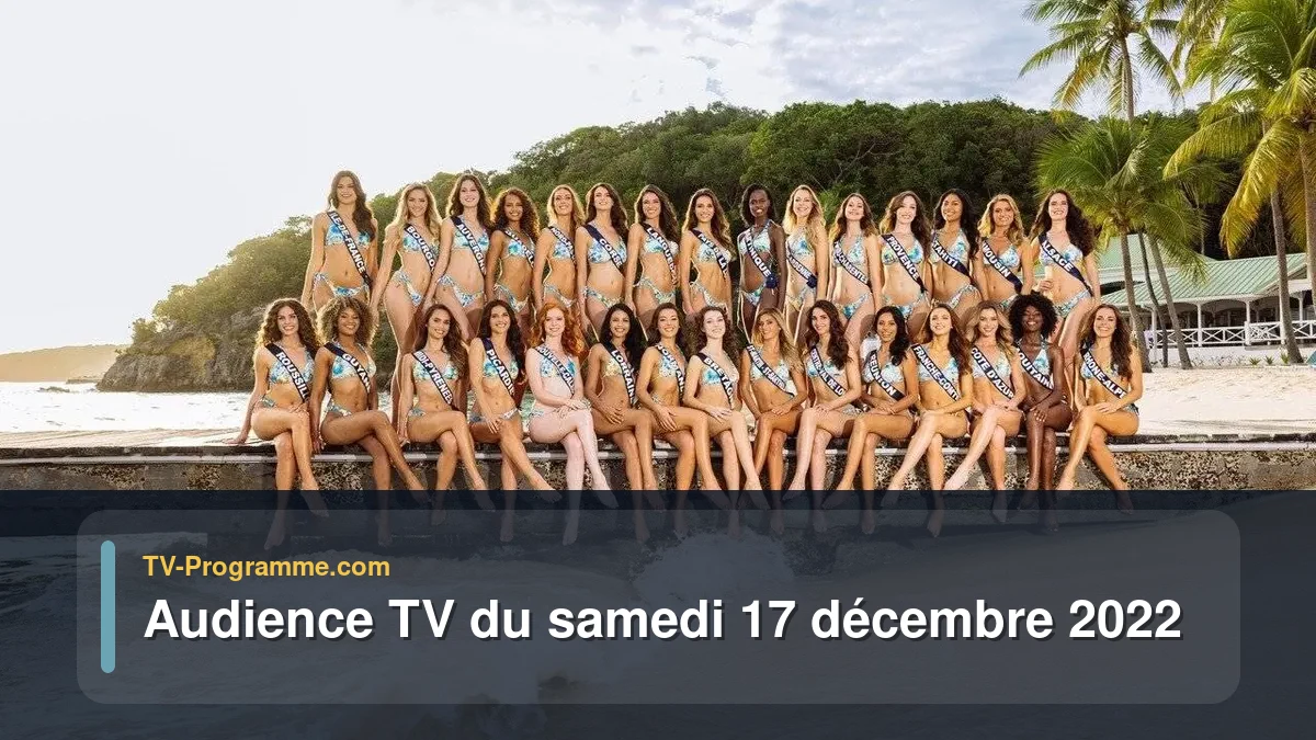 Audiences TV et audimat en prime time du Samedi 17 décembre 2022