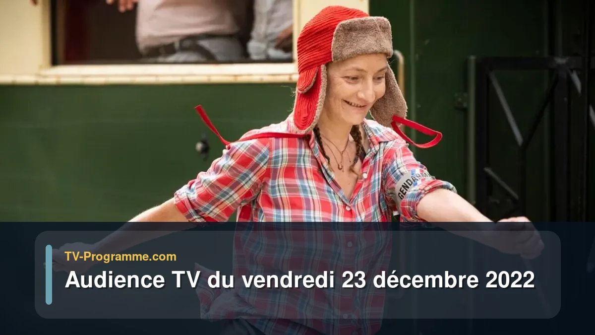Audiences TV et audimat en prime time du Vendredi 23 décembre 2022
