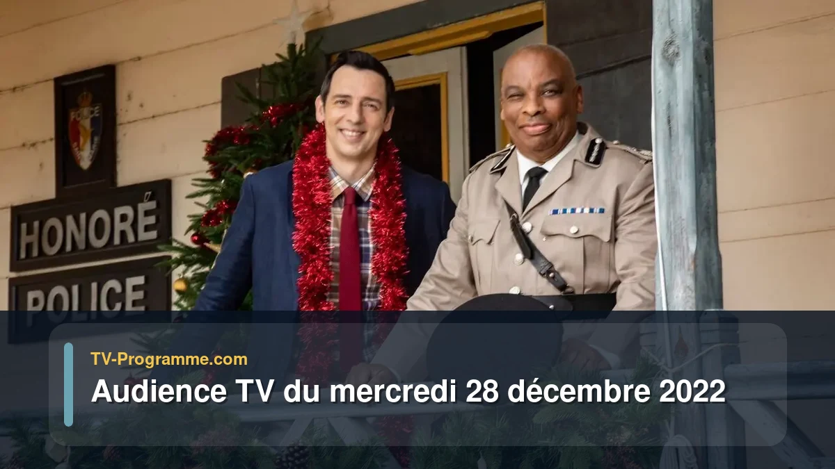 Audiences TV et audimat en prime time du Mercredi 28 décembre 2022