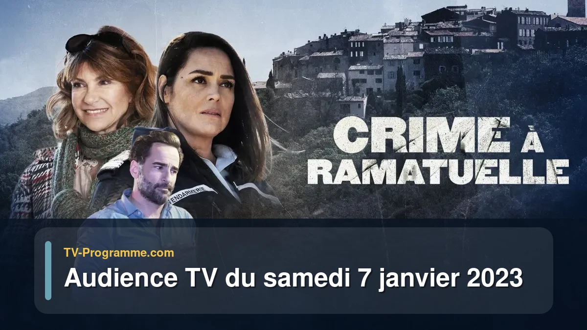 Audiences TV et audimat en prime time du Samedi 7 janvier 2023