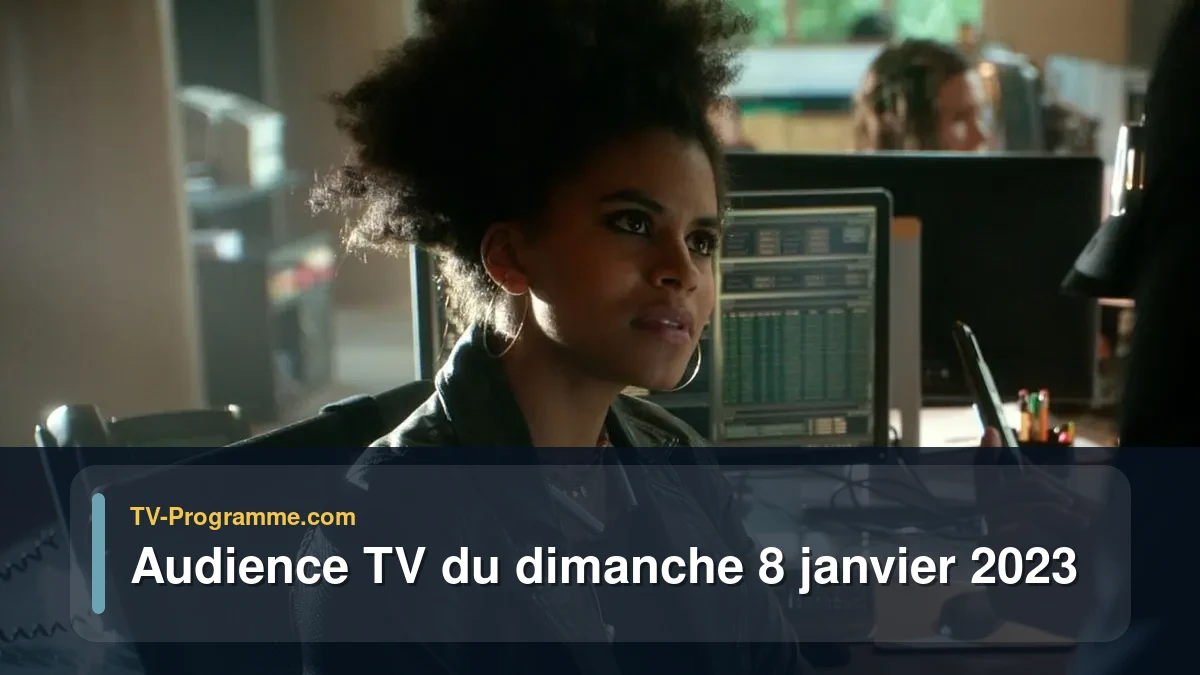 Audiences TV et audimat en prime time du Dimanche 8 janvier 2023
