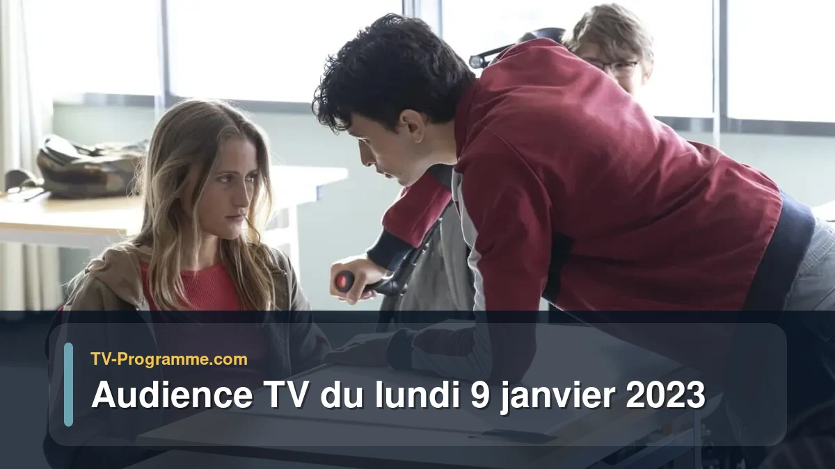 Audiences TV et audimat en prime time du Lundi 9 janvier 2023