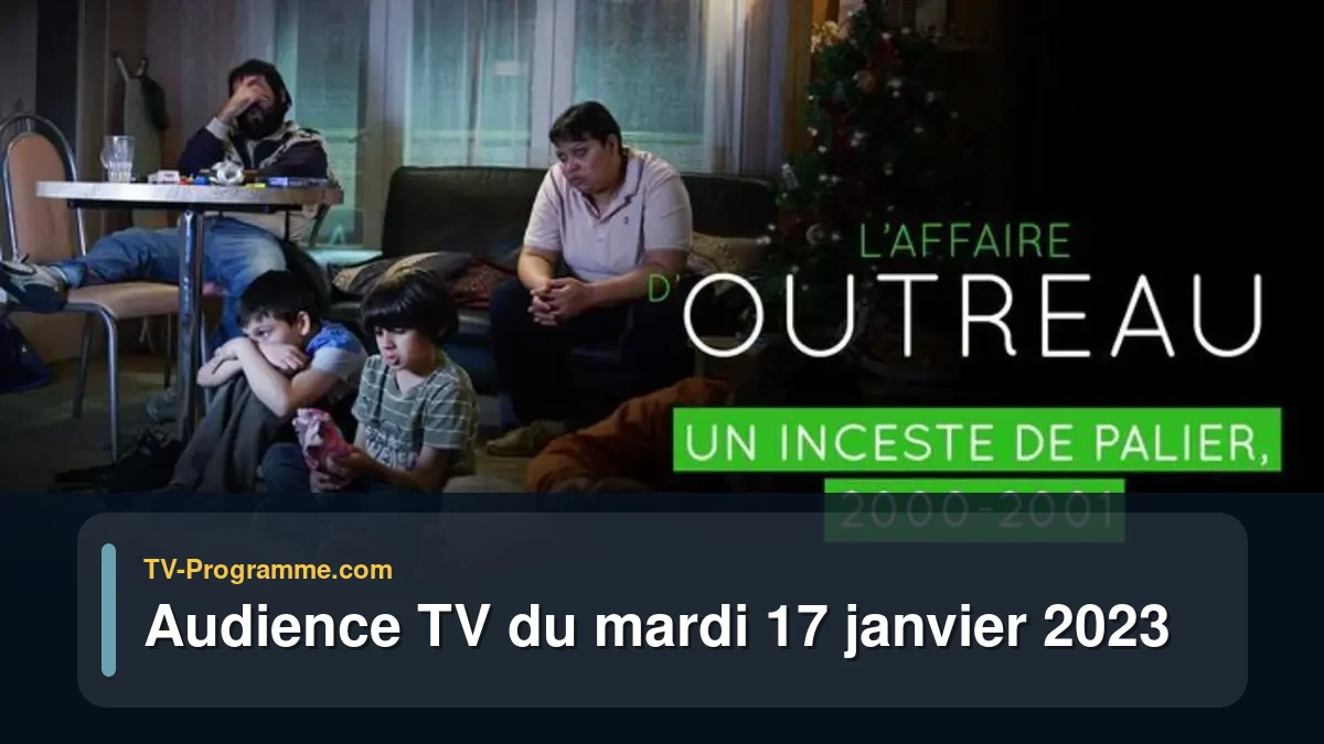 Audiences TV et audimat en prime time du Mardi 17 janvier 2023