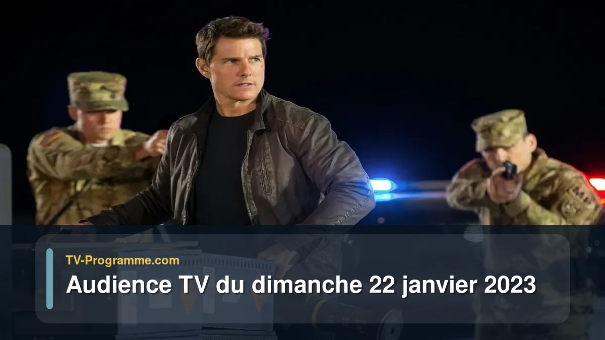 Audiences TV et audimat en prime time du Dimanche 22 janvier 2023