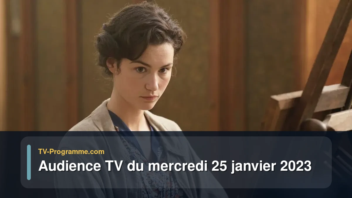 Audiences TV et audimat en prime time du Mercredi 25 janvier 2023