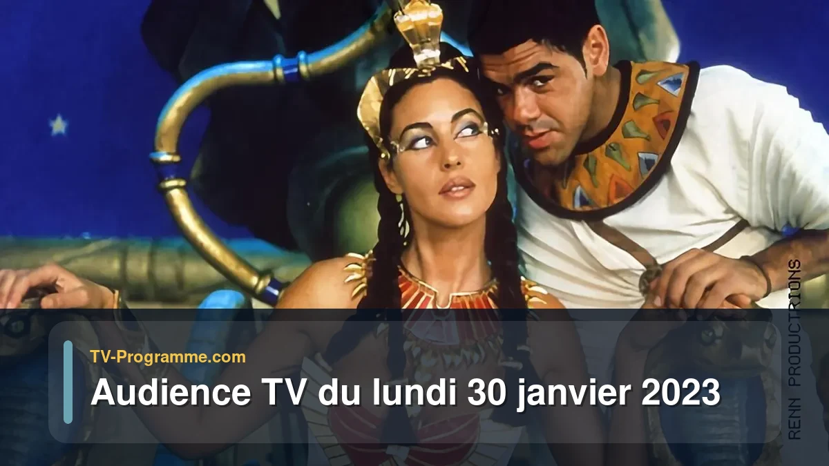 Audiences TV et audimat en prime time du Lundi 30 janvier 2023