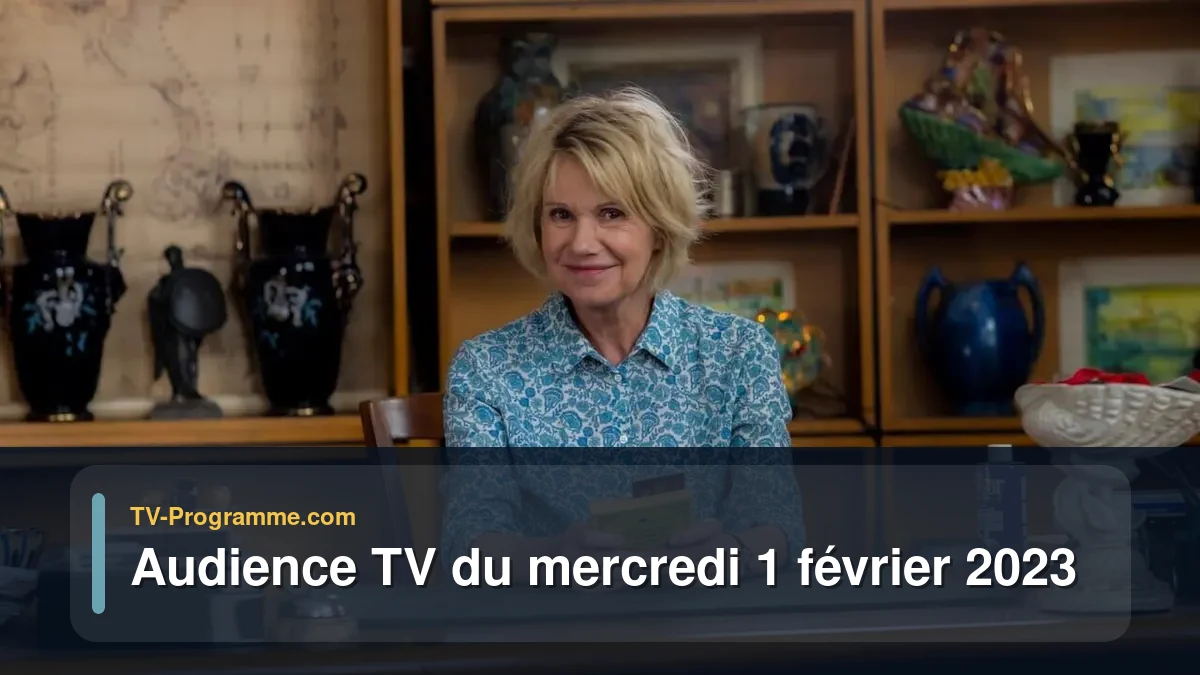 Audiences TV et audimat en prime time du Mercredi 1 février 2023