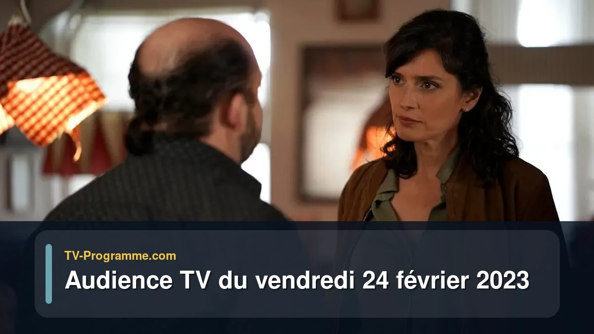 Audiences TV et audimat en prime time du Vendredi 24 février 2023