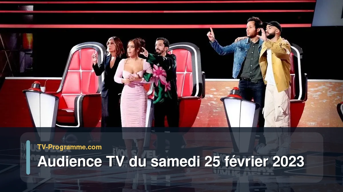 Audiences TV et audimat en prime time du Samedi 25 février 2023