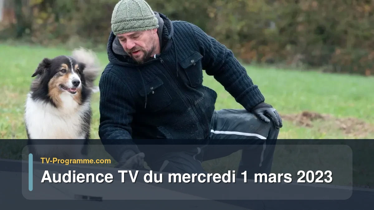 Audiences TV et audimat en prime time du Mercredi 1 mars 2023