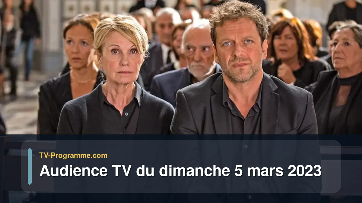 Audiences TV et audimat en prime time du Dimanche 5 mars 2023