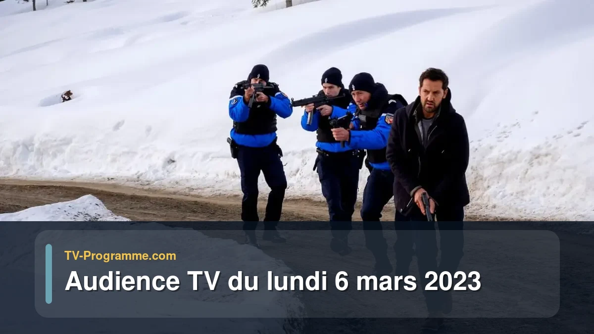 Audiences TV et audimat en prime time du Lundi 6 mars 2023