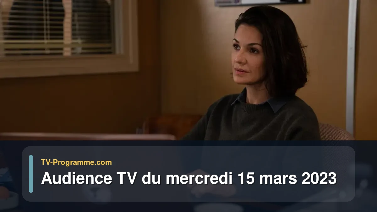 Audiences TV et audimat en prime time du Mercredi 15 mars 2023