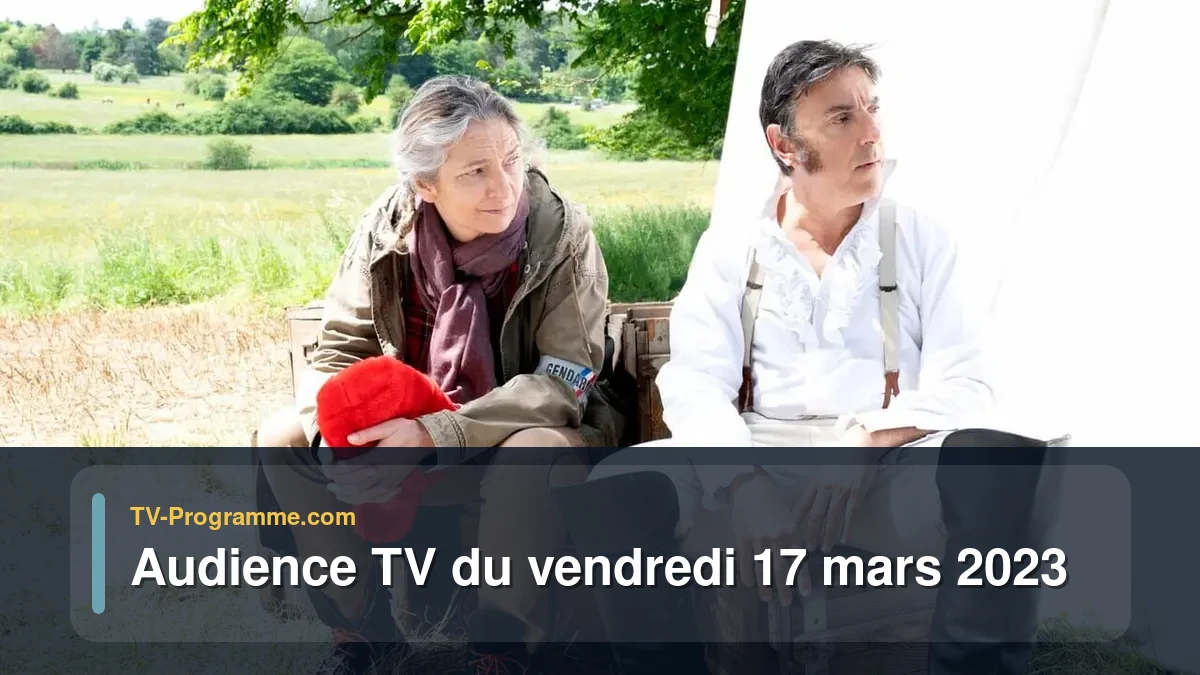 Audiences TV et audimat en prime time du Vendredi 17 mars 2023