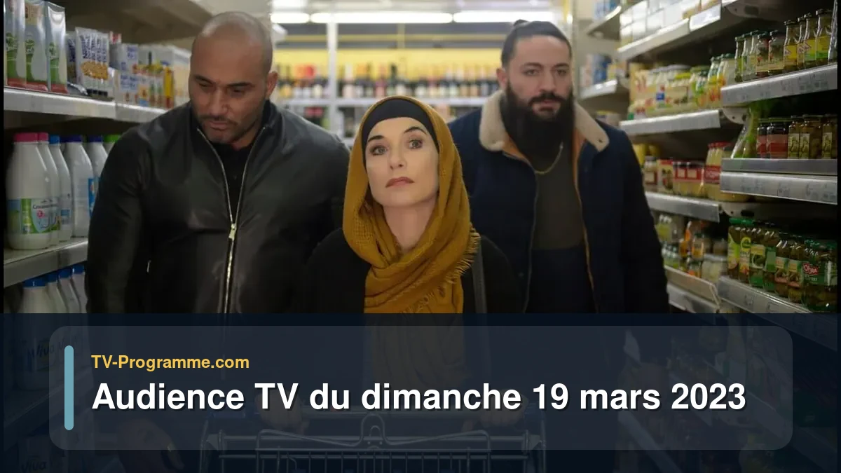 Audiences TV et audimat en prime time du Dimanche 19 mars 2023
