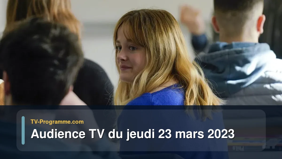 Audiences TV et audimat en prime time du Jeudi 23 mars 2023