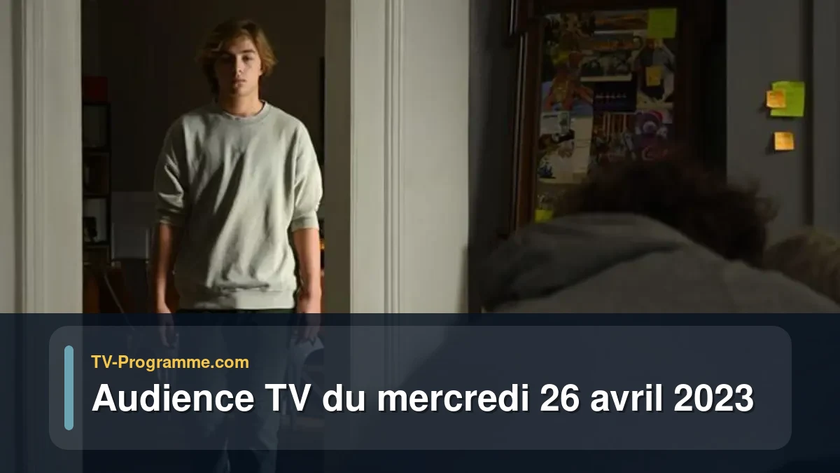 Audiences TV et audimat en prime time du Mercredi 26 avril 2023