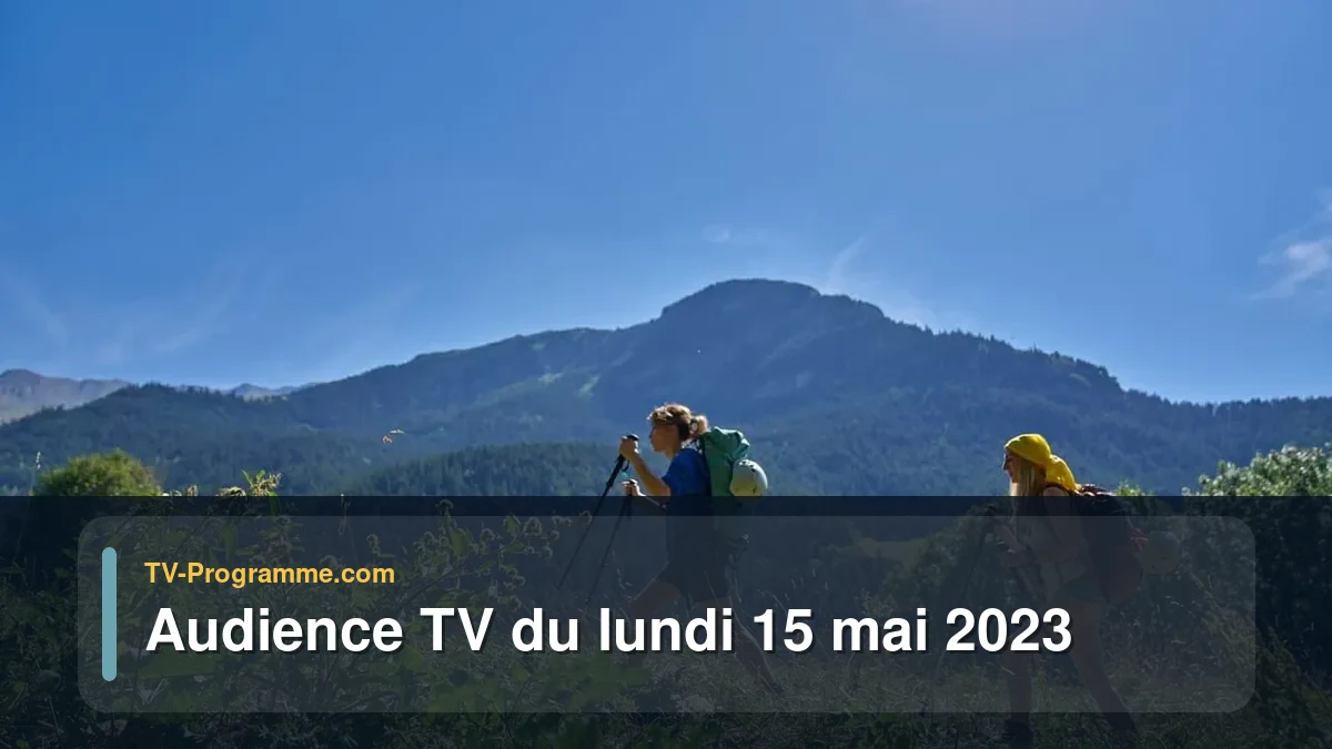 Audiences TV et audimat en prime time du Lundi 15 mai 2023