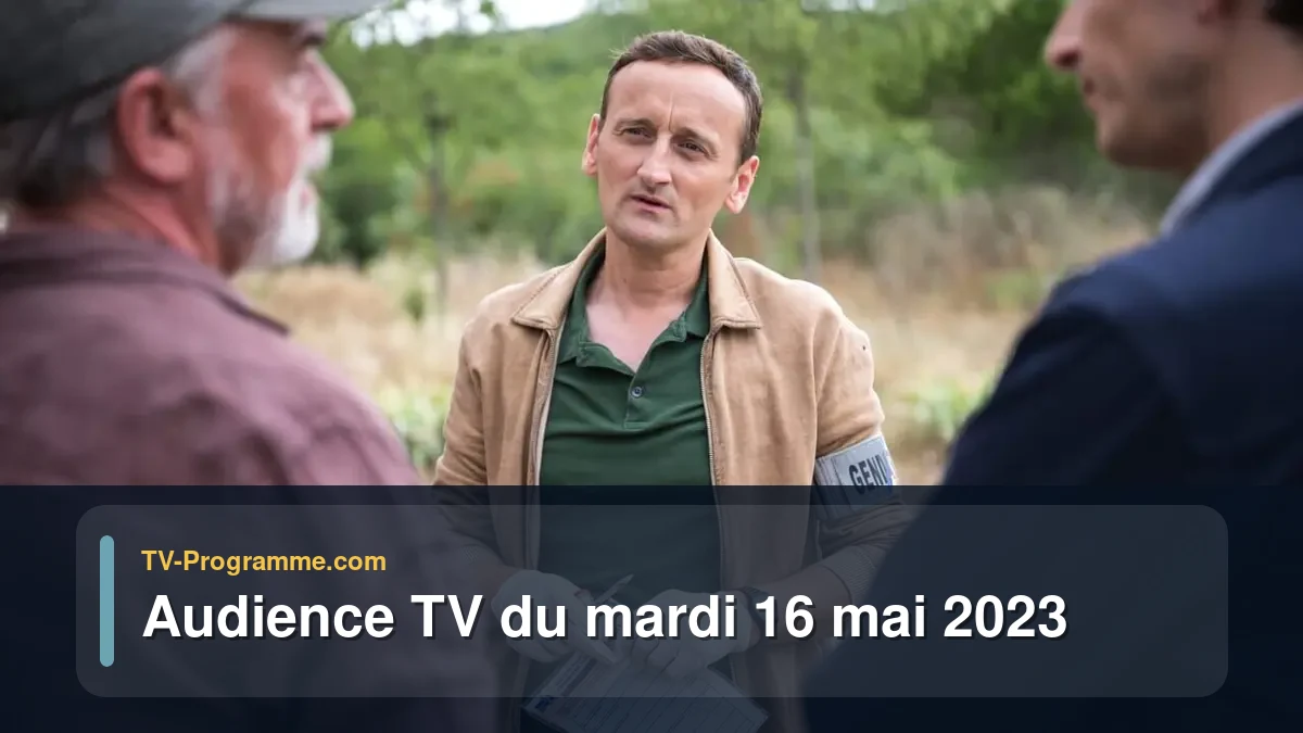 Audiences TV et audimat en prime time du Mardi 16 mai 2023