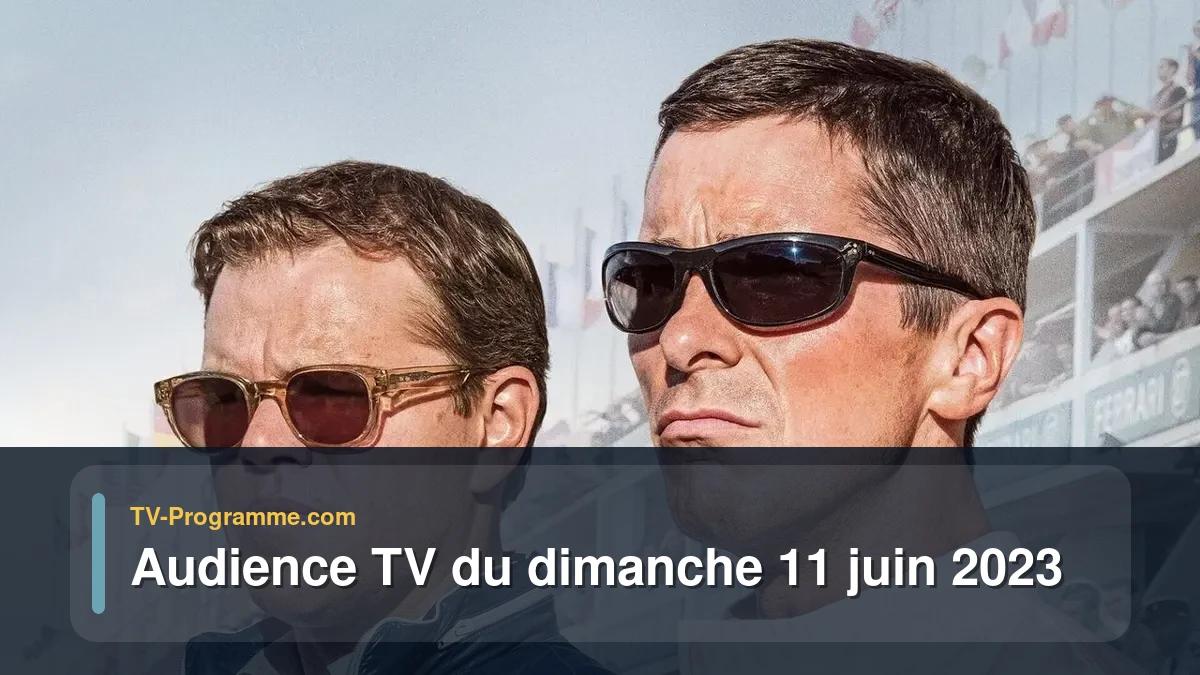 Audiences TV et audimat en prime time du Dimanche 11 juin 2023