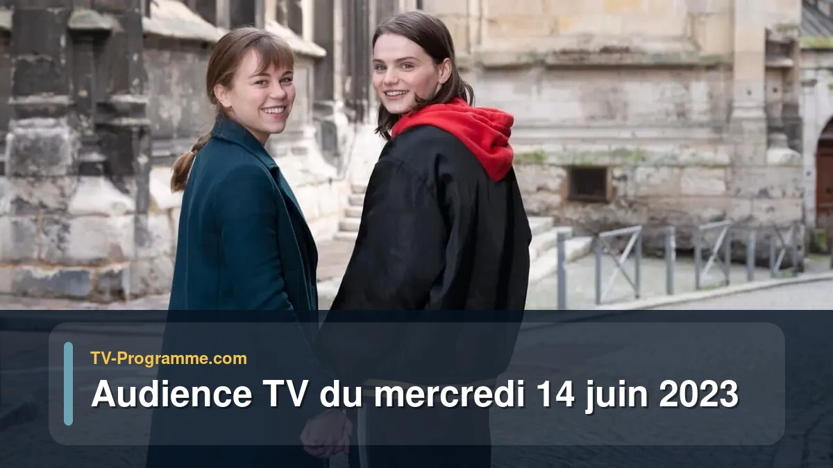 Audiences TV et audimat en prime time du Mercredi 14 juin 2023