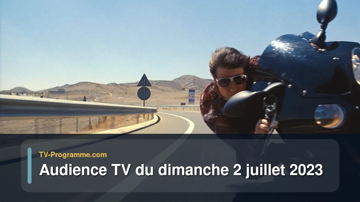 Audiences TV et audimat en prime time du Dimanche 2 juillet 2023