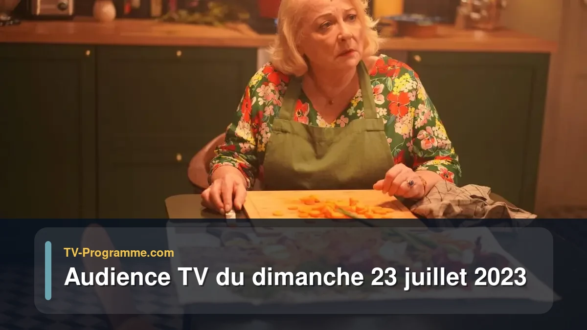 Audiences TV et audimat en prime time du Dimanche 23 juillet 2023