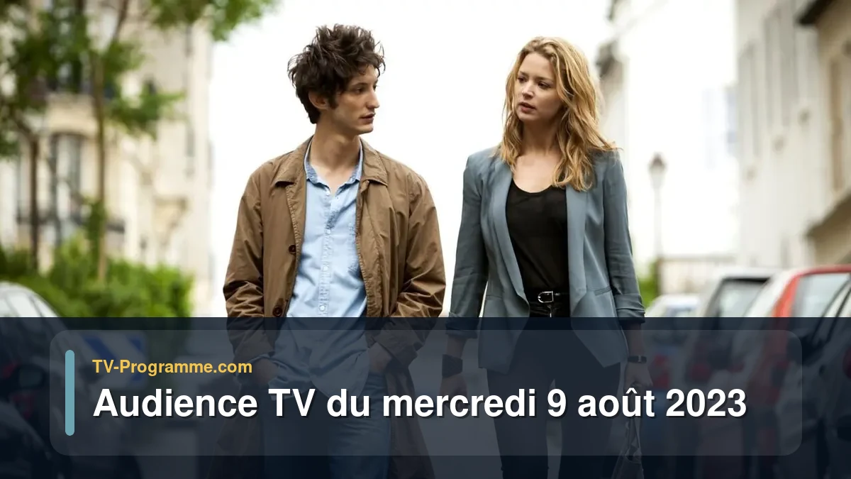 Audiences TV et audimat en prime time du Mercredi 9 août 2023