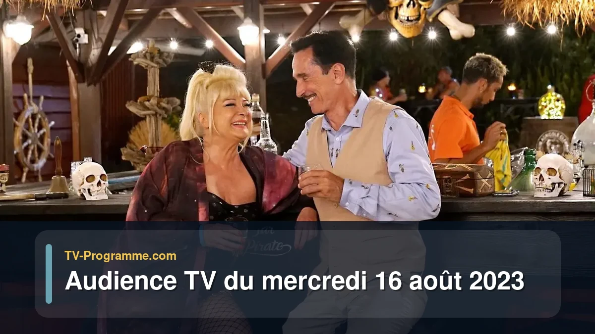 Audiences TV et audimat en prime time du Mercredi 16 août 2023