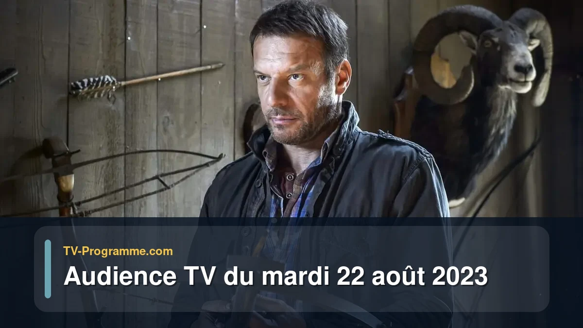 Audiences TV et audimat en prime time du Mardi 22 août 2023