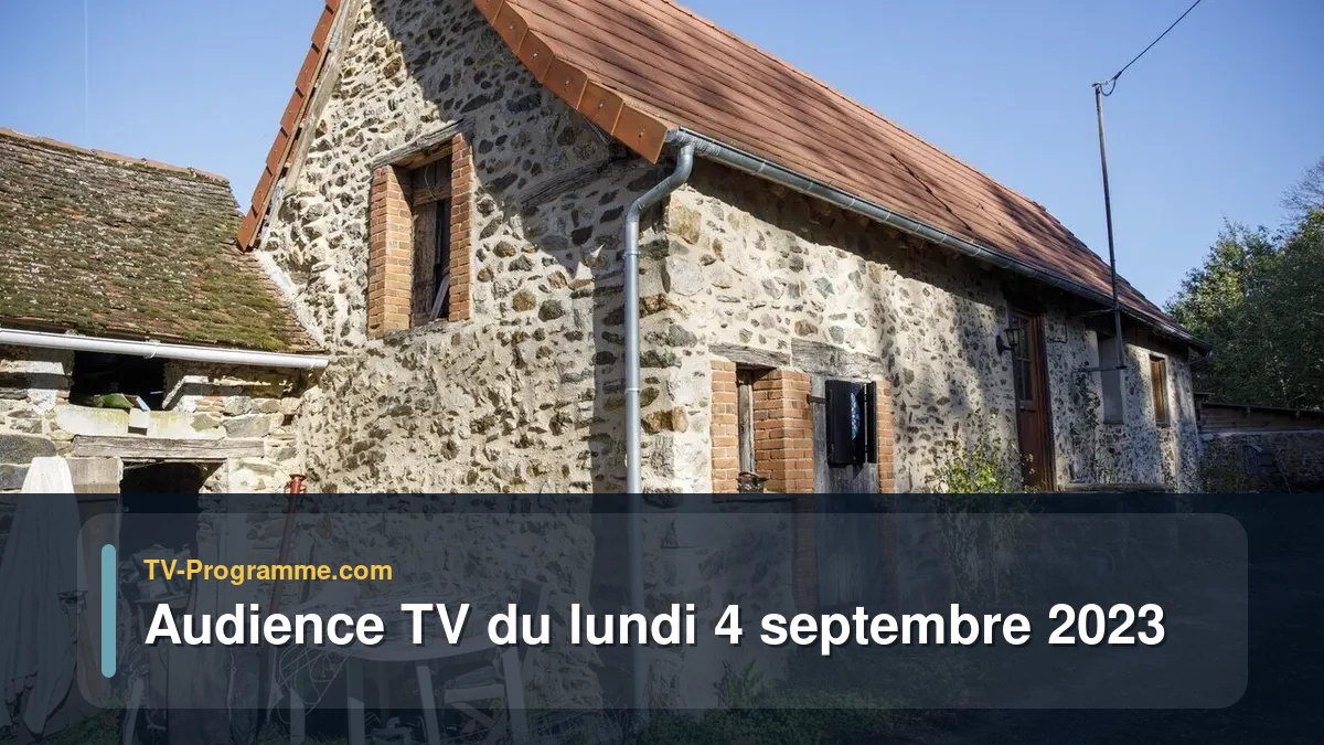 Audiences TV et audimat en prime time du Lundi 4 septembre 2023