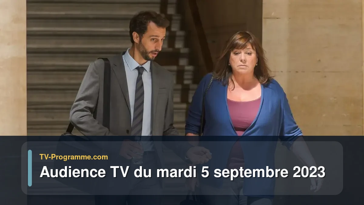 Audiences TV et audimat en prime time du Mardi 5 septembre 2023